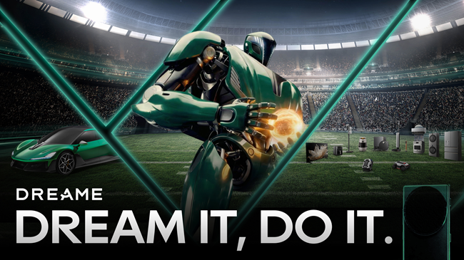 AURORA手机品牌亮相超级碗！追觅未来感海报浮影一角，引燃全球热议